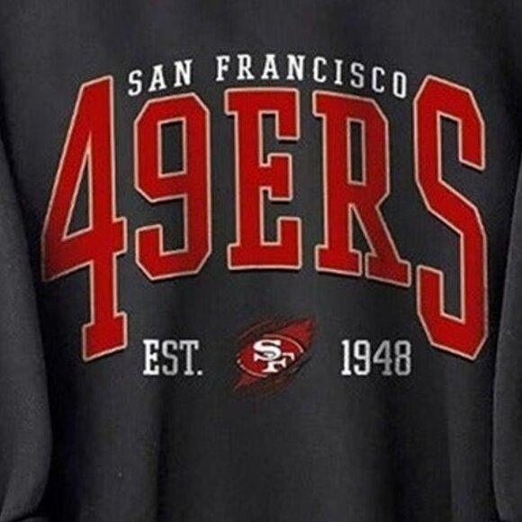 San Francisco 49ers Crewneck Sweatshirt Niners Fan Gift Retro Football Apparel17 - Picture 2 of 6